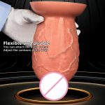 10CM Super Big Soft Realistic Silicone Dildo Soft Liquid Silicone Simulation Phallus Female Masturbator - 图片 5