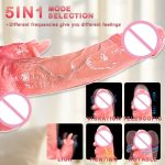 Wholesale Remote Control Women Dildos Vibrator Electric Telescopic Dildo Vibrator Silicone Sex Toys for Woman - 图片 5