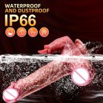 Hot Sale Dildo 4 in 1 Telescopic Heating Licking Vibrating Realistic Dildos Vibrators for Women Remote Control - 图片 5