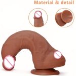 OEM Realistic Telescopic Vibrating Dildo Female Masturbation Sex Toys for Women Vibrator Penis Toy - 图片 5