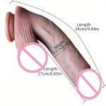 OEM Real Penis Vibrating Sex Toys Electric Dildo for Women Remote Vibrator - 图片 5