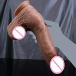 OEM Soft Silicone Vibrator with Monster Features Huge Dildo Realistic Sex Toy - 图片 5