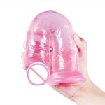 OEM High Quality Large Manual Penis Sucker Sex Toys Curved Penis Masturbation Penis for Woman Anal Expansion Plug - 图片 5