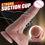 Factory Supply Wireless Remote Control Realistic Dildo Sex Toys Dildo Vibrator for Women Telescopic Vibrating Dildos for Women - 图片 5