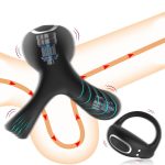 Male Penis Ring Penis Vibrator Anal Massager Sex Toys for Men Masturbator Ejaculation Delay Cock Ring Sex Vibrator - 图片 5