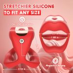 Long Distance Bracelet for Couples Increase the Pleasure Time Lock Ring to Delay App Remote Control Vibrator for Male Cock Ring - 图片 5