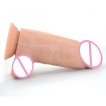 OEM Women's Silicone Solid Artificial Sex Toy PVC Female Realistic Dildo with Veins Hot Sale Adult Suction Cup Pour Femmes - 图片 5