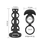 Low Price Sex Toys for Mans Lock Ring App Control Pneis Extended Silicone Cover Reusable Sex Toy - 图片 6