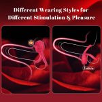 Factory Price Wholesale Toy Pleasure Couple Sharing Clitoral Stimulation Passion Lock Fine Ring Vibration - 图片 6