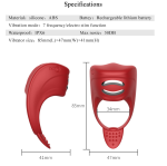 OEM Electric Shock Sex Ring for Man and Mini Electric Massager for Women Masturbating Sex Toys - 图片 6