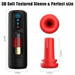 Male Masturbation Toy with 9 Thrusting 9 Vibration Heating 3D Realistic Textures Automatic Male Stroker Masturbator for Man - 图片 6