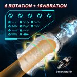 Auto Electric Men Masturbation Cup Rotation Male Masturbator Reality Vagina Masturbation Machine for Man Sex Toys - 图片 6