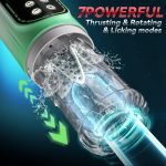 IPX7 Male Masturbaters Sucking Automatic Telescopic Sex Cup Handsfree Thrusting Rotation Stroker Toy for Men Masturbation - 图片 6