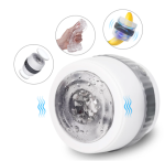 OEM Hot Sale Automatic Sucking Men Masturbation Cup Male Sex Toys Vibrator Open-Ended Masturbator Double Holes Cup - 图片 6