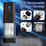 Automatic Dual Vibration Telescopic Electric Men Masturbator Machines Thrusting Rotating Male Stroker Cup Masturbation Tools - 图片 6