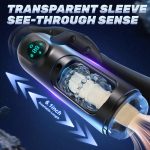 Automatic Double Beaded Rings Stimulation Vibrating Thrusting Male Masturbators Electric Stroker Sex Toys for Men Masturbating - 图片 6