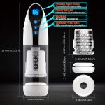 Men Masturebstor Automatic Sucking Pocket Thrusting Machine Suction Adult Toy Auto Bj Machine Clear Pocket Puzzy - 图片 6