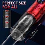 3D Sleeve Strong Stimulation Innovative Motors Telescoping LCD Display Automatic Male Stroker Thrusting Masturbation Cup for Men - 图片 6