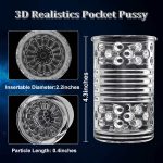 Realistic 3D Textured Ultra-Soft Pussy Male Electric Stroker Adult Sex Toy Automatic Thrusting Rotating Man Masturbation Cup - 图片 6