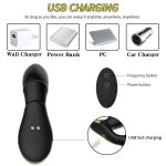 Charging Multi Frequency Vibration Prostatic Massager Thrusting Anal Plug Vibrators for Men Prostate - 图片 6