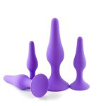 4 Pcs Silicone Anal Plugs Adult Toys Men and Women Prostate Stimulation Prostate Massager Anal Butt Plug - 图片 6