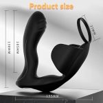 Hot APP Wireless Remote Control Male Anal Butt Plug Vibrator Silicone Anal Sex Toy Vibrating Heating Prostate Massager for Men - 图片 6