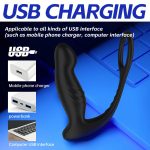 Wireless Remote Control Finger-Motion Wiggling Butt Plug Anal Vibrator Fingering Male Prostate Massager with Penis Cock Rings - 图片 6