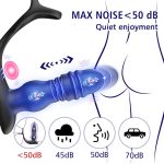 Male Prostate Massage Vibrator Ring Anal Plug Vibrator Silicone Delay Ejaculation Male Masturbator Adult Sex Toys for Men - 图片 6