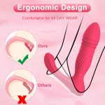 New Arrival Massage Prostate Silicone Telescopic Anal Plug Remote Control Prostate Vibrating Massager for Women - 图片 6