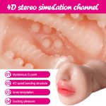 Hot Selling 3 in 1 Male Masturbator Cup for Man Vagina 4D Realistic Sex Toy for Men Sex Toys Massager for Men Latex Adult Shop - 图片 6