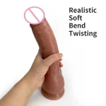 Wholesale Oem Odm Dildo Realistic Double Layer Silicone Dildos Liquid Silicone Adult Sex Toys for Woman Large Penis - 图片 6