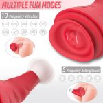 Tongue Licking Clitoris Stimulator Nipple Sucking Vibrator Masturbator Massager Pussy Christmas Sex Vibrator Woman Sex Toys - 图片 6