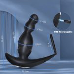 Rotating Butt Plug Vibrators Sexy Toys APP Wireless Remote Control Sex Toys Prostate Massager Cock Ring for Adult 18 - 图片 6