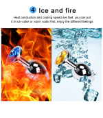 3Pcs/Set S M L Metal Anal Plug Stainless Butt Plug Fetish Adult Anal Sex Toys Heart Crystal Jewelry Anal Butt Plug for Men Woman - 图片 6