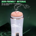 Automatic Male Masturbator Cup Blow Job Sucking Vibration Real Vagina Pocket Pussy Penis Oral Sex Machine Toys for Man Adults - 图片 6
