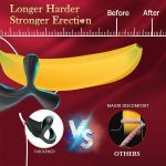 OEM Men's Semen Locking Ring Back Court Massager APP Remote Control Double Ring Double Shock Semen Locking Ring Anal Plug - 图片 6