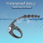 Semen Locking Ring 10 Frequency Vibration Wireless Remote Control Men's Backcourt Vibrating Masturbation Device Adult Products - 图片 6