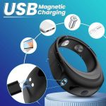 OEM Adjustable Silicone Cock Rings Vibrator with 10 Vibration Modes for Longer & Stronger Vibrating Penis Ring Sex Toys for Men - 图片 6