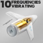 OEM Aircraft Shape Oral Vaginal Penis Sucking Masturbator Cup Vibrator Sex Toys Male Machine for Men - 图片 6