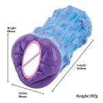 OEM Wholesale Soft Silicone Monster Colorful Fantasy Male Masturbator Animal Pocket Pussy Fat Pussy Vagina Sex Toys for Man - 图片 6