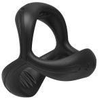 OEM Double Stretch Lock Sperm Ring Male Device Triangle Silicone JJ Double Set Ring Sun Circle Couple Sex Toys - 图片 6