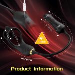 OEM Remote Control P Spot Vibrating Penis Ring Ejaculation Delaying Thrusting Anal Vibrator Cock Ring for Prostate Stimulation - 图片 6