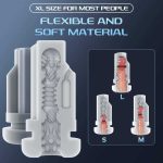 OEM Realistic Pocket Pussy Mens Stroker Milking Machine Sucking Thrusting Heating Automatic Male Masturbator Sex Toys - 图片 6