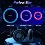 OEM 3PCS Set Enhancer Penis Rings Reusable Adult Sex Toys Soft Silicone Cock Ring - 图片 6