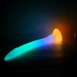 OEM Glow-in-the-Dark Luminous Silicone Creature Cock Anal Plug Tentacle 46cm Super Long Snake Animal Dildo - 图片 6