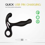 OEM Wireless Remote Control Telescopic Prostate Massager Delay Ejaculation Cock Ring for Men Butt Plug Anal Vibrator for Couples - 图片 6