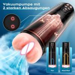 OEM Waterproof 3D Vagina Realistic Pussy Male Stroker Vibrator Vacuum Sucking Electric Masturbation Cup Sex Toy for Men Solo - 图片 6