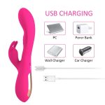 Women Clitoral Tapping G Spot Vibrator Clitoris Stimulator up and Down Dildo Slapping Rabbit Vibrator - 图片 6