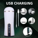 OEM Male Electric Masturbator, 10 Vibration and Interactive Sensory Sound Modes, 3D Realistic Texture Channel - 图片 6