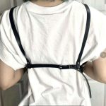 Hot Selling Fashion Punk Sexy Women Leather Harness Sets Erotic Gothic Lingerie Bdsm Harajuku Adjustable Body Bondage Lingerie - 图片 6